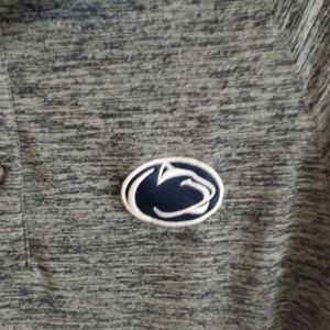 Penn State Nittany Lions Mens Polo Size Large Colosseum Own The Stands Gray SS